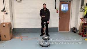 how to operate and use a floor polisher