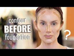 does contour before foundation really