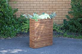 Bistro 76 Rectangular Wooden Pot Planter
