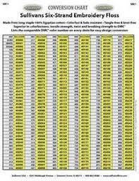 Conversion Chart Dmc To Gloriana Silk Yahoo Search Results