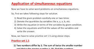 word problems solution of