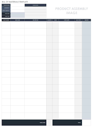 Buy this bill of quantities template today and also receive an additional two templates completely free. Free Bill Of Material Templates Smartsheet