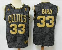 Having won the most championships of any team in the nba, the boston celtics will wear a jersey designed to resemble the many championship you get the sacramento kings' new city uniform. 2020 Boston Celtics 33 Larry Bird Black Golden Hardwood Classics Soul Swingman Throwback Jersey Boston Celtics Larry Bird Celtic