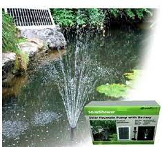 Solar Powered Pond Fountain Pump