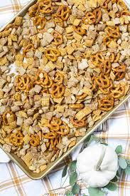 sweet chex mix recipe oven baked snack