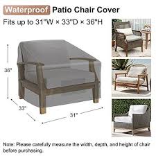 Mrrihand Patio Chair Covers Waterproof