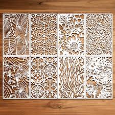 Texture Painting Stencil Reusable