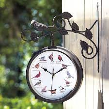 Outdoor Singing Bird Clock And