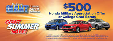 If you have bad credit and you are willing to source for car financing, down payments help build trust with the when you need financing for a new car, you may have difficulties, especially when you have a bad credit history. Honda Cars Of Bellevue New Used Honda Dealer In Ne
