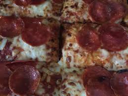 rectangular dinner box pepperoni pizza