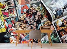 Open Comic Books On A Table Wallpaper