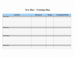 Free Employee Training Matrix Template Excel New Employee