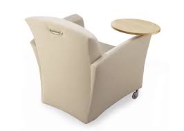 The santa cruz lounge series mobile lounge chair with tablet has buffalo split polyurethane coated leather on all seated surfaces. Cabot Wrenn Cw1255tal C Devo Lounge Chair Left Tablet Arm With Casters And Handle