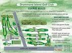 Golfing on Drummond Island