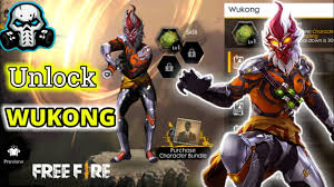 Here the user, along with other real gamers, will land on a desert island from the sky on parachutes and try to stay alive. How To Unlock Wukong Character In Freefire Unlocking Wukong Freefire Youtube