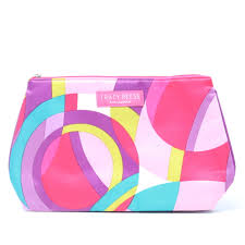 clinique colorful circles cosmetic bag