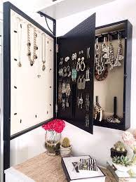 wall mounted jewelry organizer photo