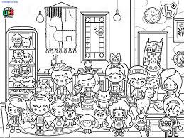 Coloring page toca life : Toca Boca Life Coloring Pages Printable Coloring Pages