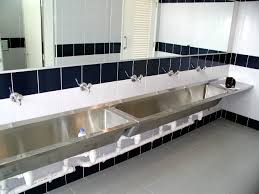 trough sink bathroom