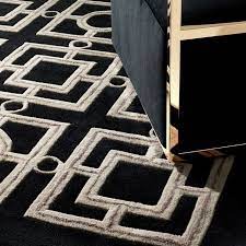 carpet evans black 2x3m eichholtz アイ