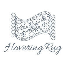 hovering rug carpet logo design