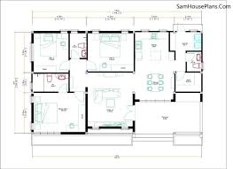modern house plan 15x9 m 49x30 feet 3