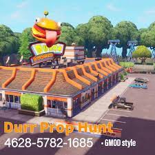 Fortnite party food ideas want to get some ideas for some treats to serve at fortnite durr burger. Durr Prop Hunt Fortnite Creative Map Code Dropnite