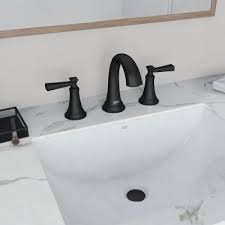 black bathroom sink faucets