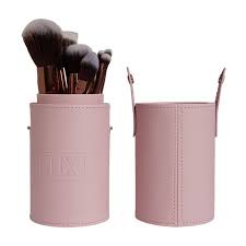 luxie pink brush cup holder