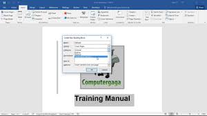 Create Your Own Cover Page In Microsoft Word Youtube