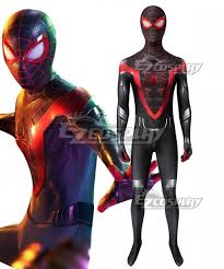Miles morales coming holidays 2020 to ps5! Marvel 2021 Spider Man Miles Morales Zentai Jumpsuit Cosplay Costume