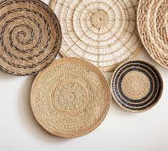 Handwoven Assorted Baskets Wall Art