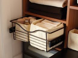 organize your linen closet and laundry room