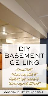 Diy Basement Ceiling Basement Series