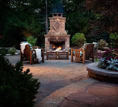 Outdoor Fireplace Designs Patio Patio