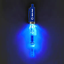 Vicente Light Up Pen With Blue Color Led Light