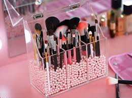clear acrylic makeup organizer with 3
