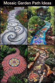 Creative Mosaic Garden Paths To