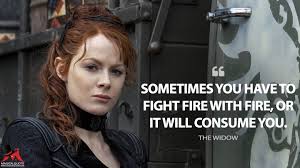 If you fight fire with fire, you attack or criticize someone with force after they attack or criticize you with force. Sometimes You Have To Fight Fire With Fire Or It Will Consume You Magicalquote
