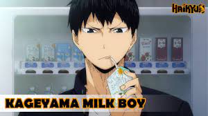 Kageyama Drinking Milk Compilation - YouTube