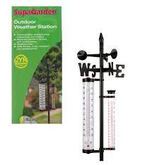 Garden Thermometer Weather Vane