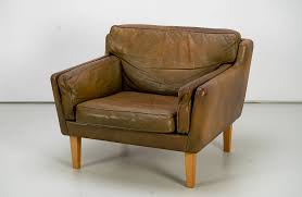 Contemporary, classic, leather, velvet and so much more! Leather Lounge Chair By Illum Wikkelso Adore Modern