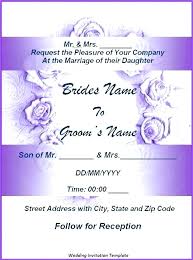 Wedding Invitations Designs Templates Free Wedding Invitation Cards