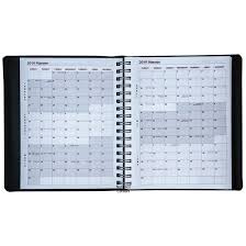 Brownline Cb635w Blk 2019 24 Hour Daily Appointment Book Nordisco Com