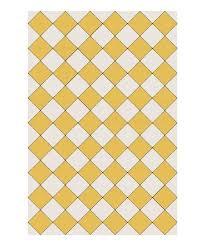 white checkerboard vinyl floor mat