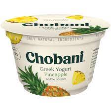 chobani low fat greek yogurt pineapple