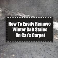 how to easily remove winter salt stains