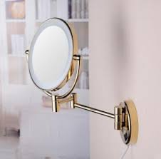 Golden Printed Bathroom Mirror Mb192