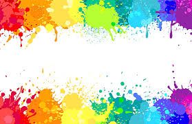 Colorful Paint Splatter Vector Art Png