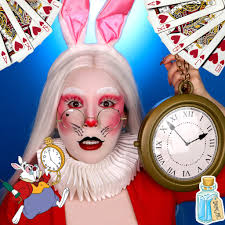 white rabbit makeup tutorial a